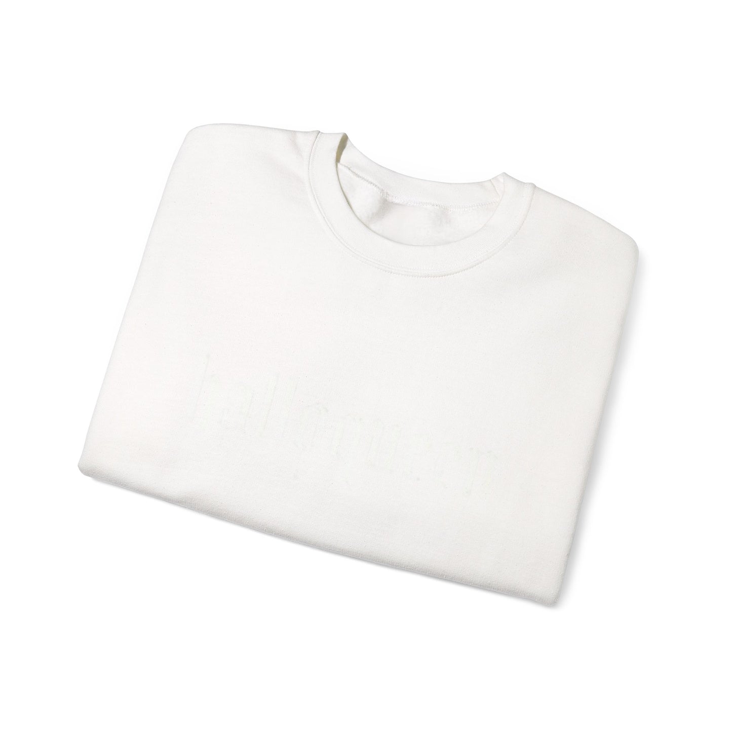 HALLOQUEEN CREWNECK WHITE