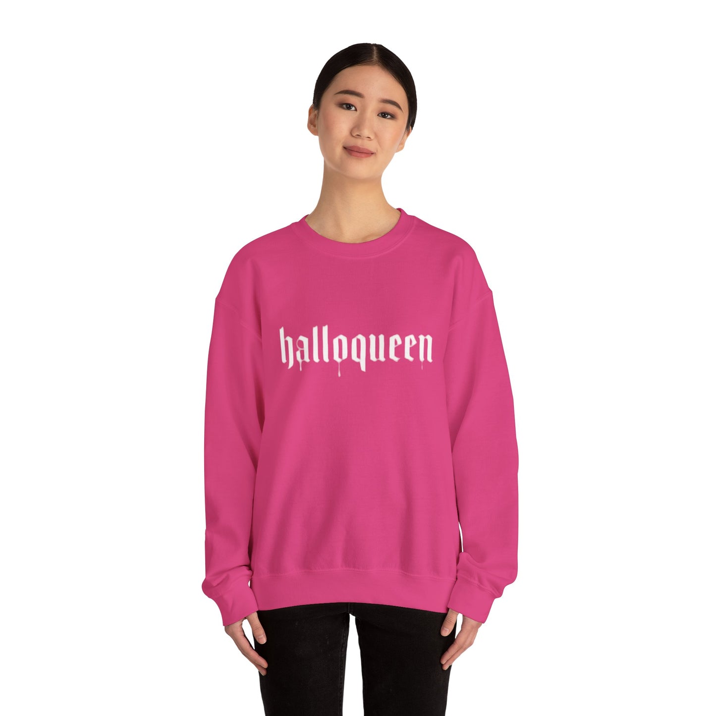 HALLOQUEEN CREWNECK WHITE