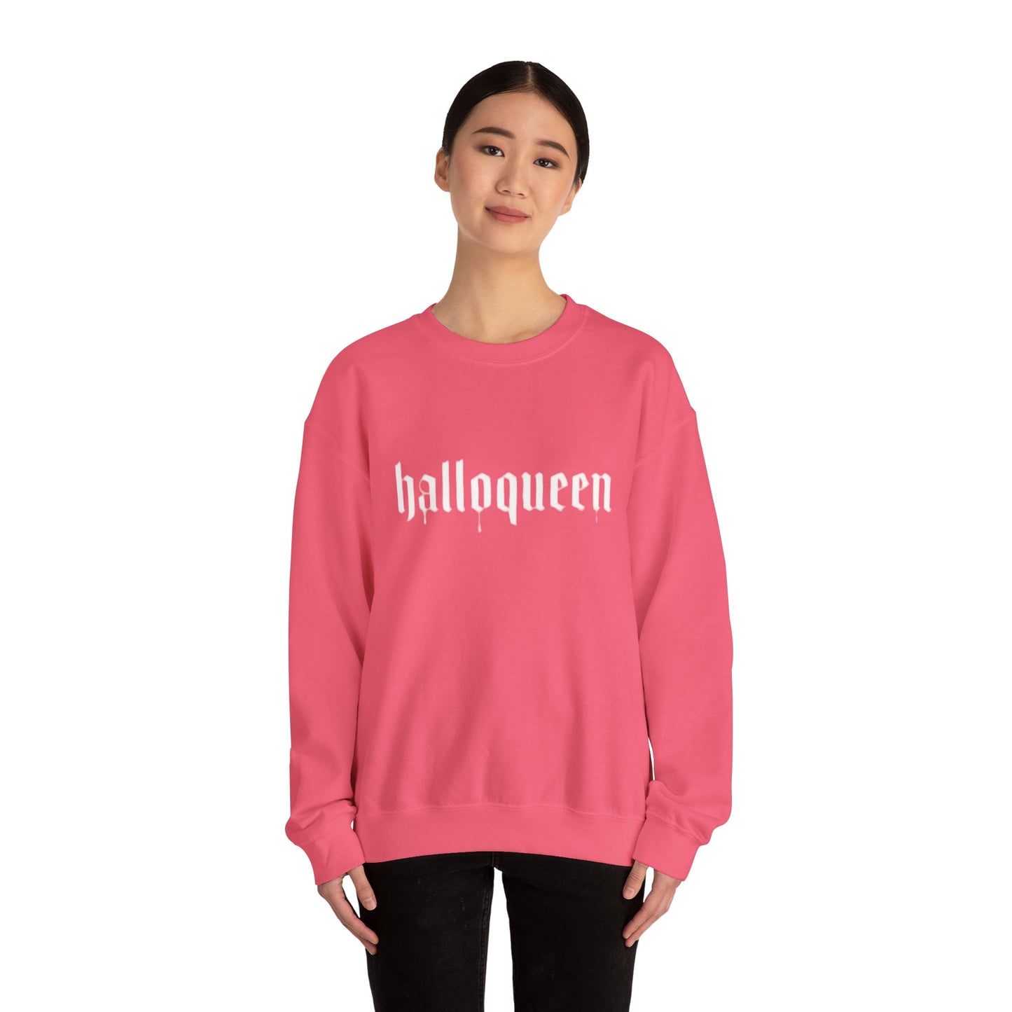 HALLOQUEEN CREWNECK WHITE
