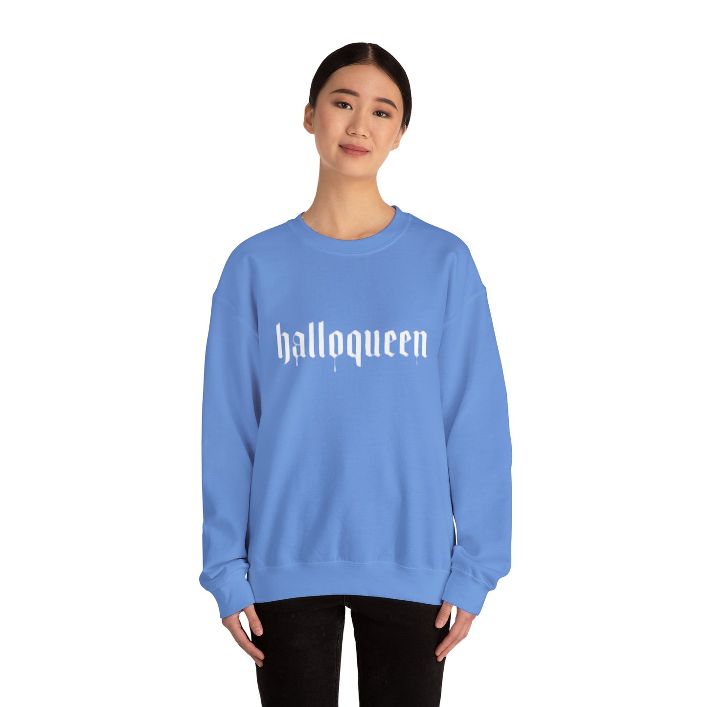 HALLOQUEEN CREWNECK WHITE