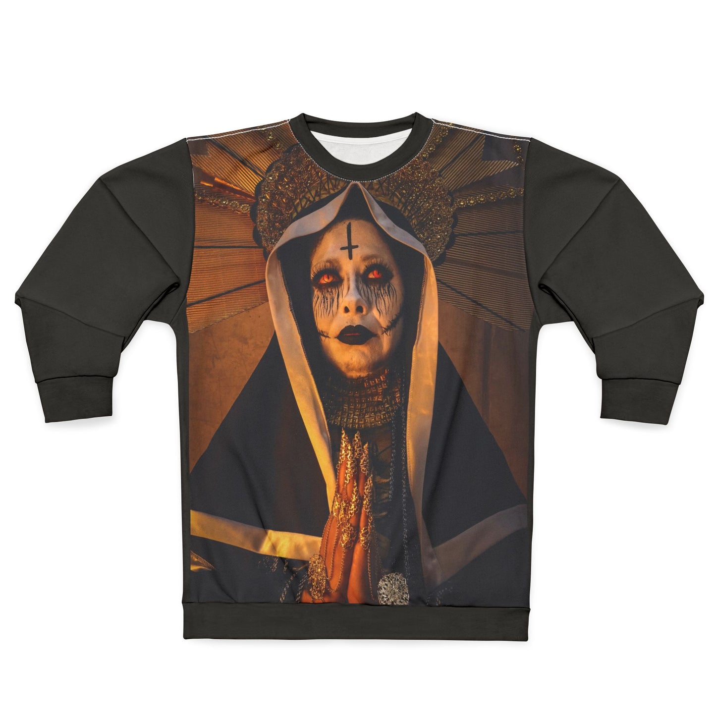 SCARY PRAYING NUN