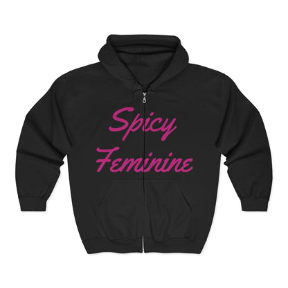 SPICY FEMININE ZIPPER HOODIE