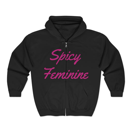 SPICY FEMININE ZIPPER HOODIE