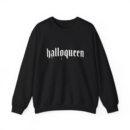 HALLOQUEEN CREWNECK WHITE