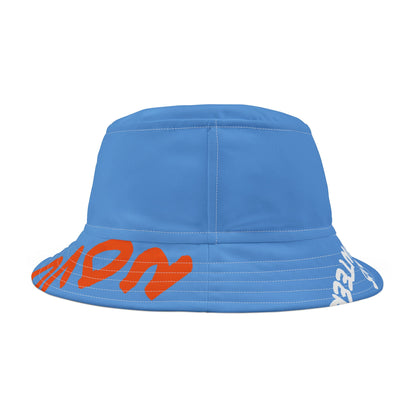 NOVO BUCKET HAT BLUE SPLASH