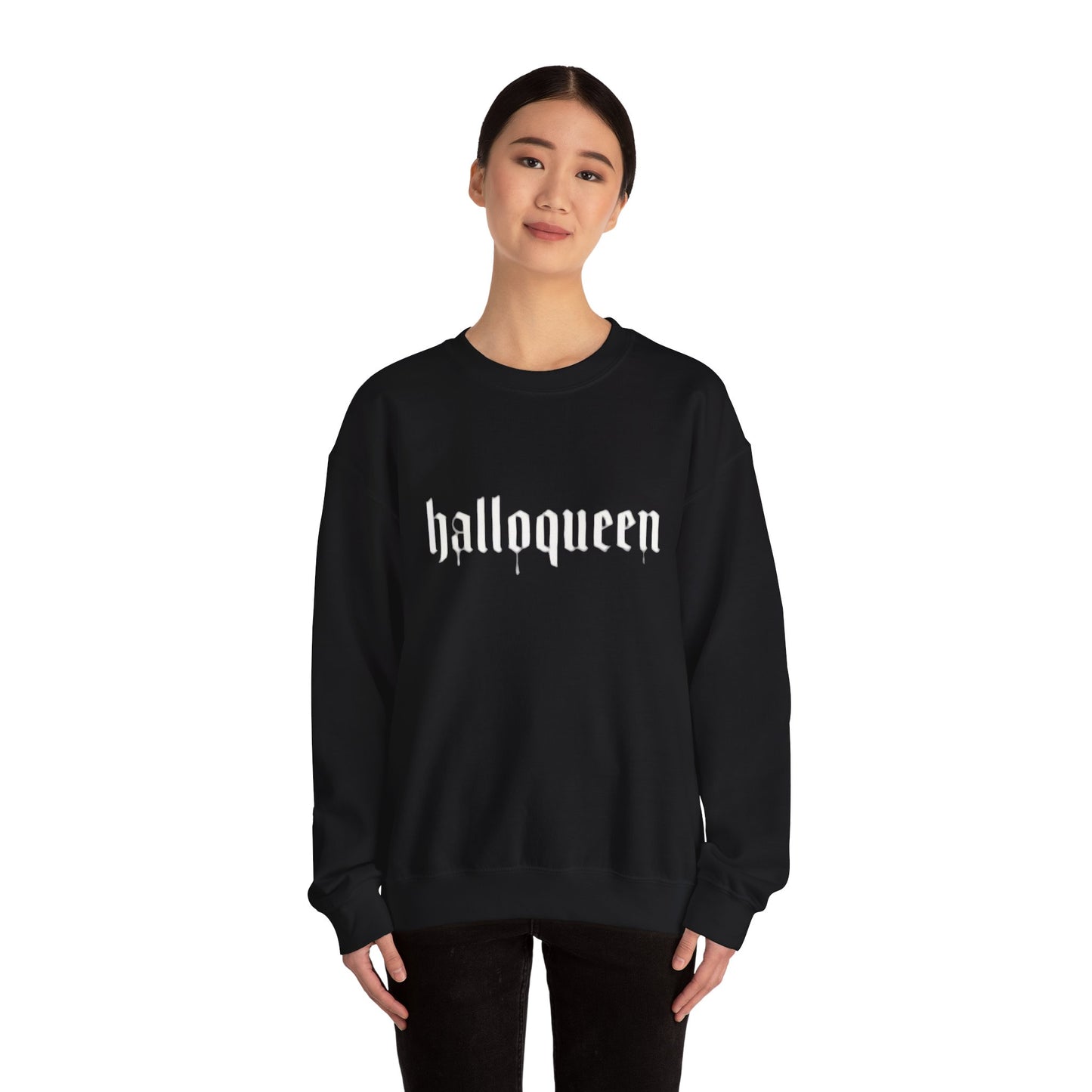 HALLOQUEEN CREWNECK WHITE