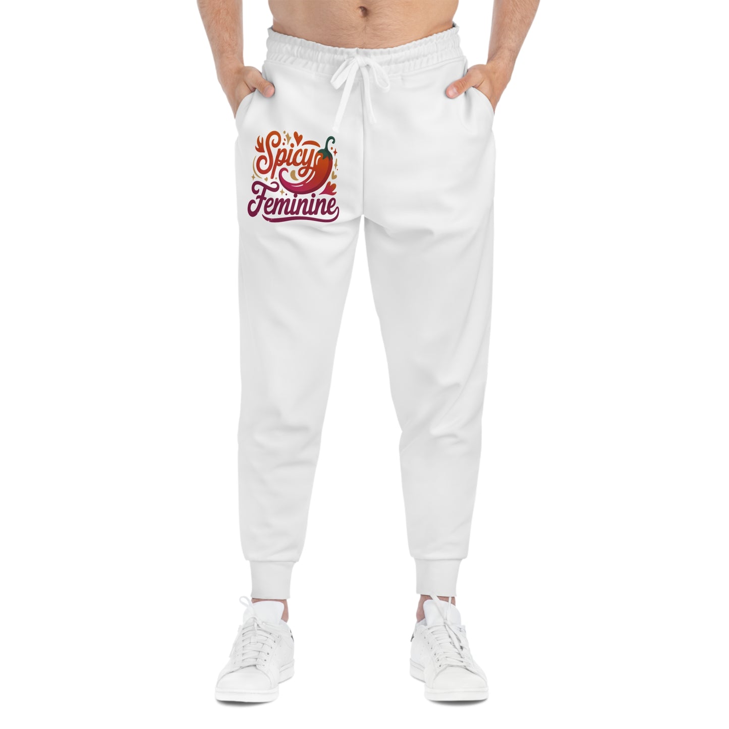 HOT GIRL COMING JOGGERS WHITE