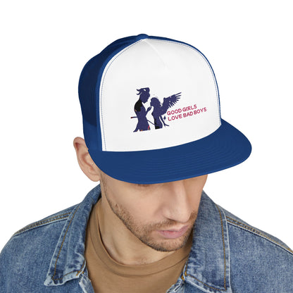 GOOD GIRLS LOVE BAD BOYS TRUCKER HAT