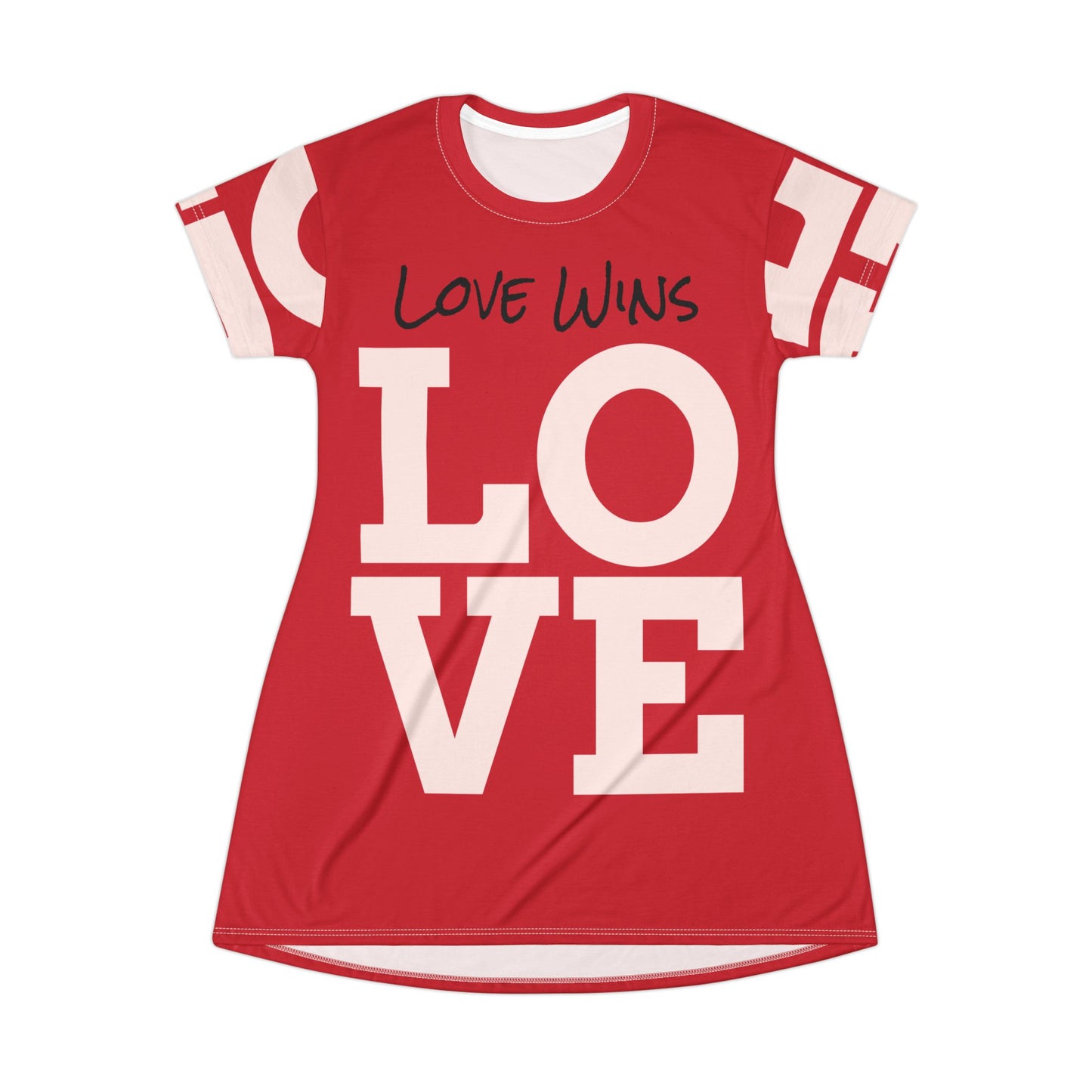 LOVE T SHIRT DRESS