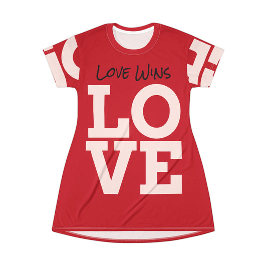 LOVE T SHIRT DRESS