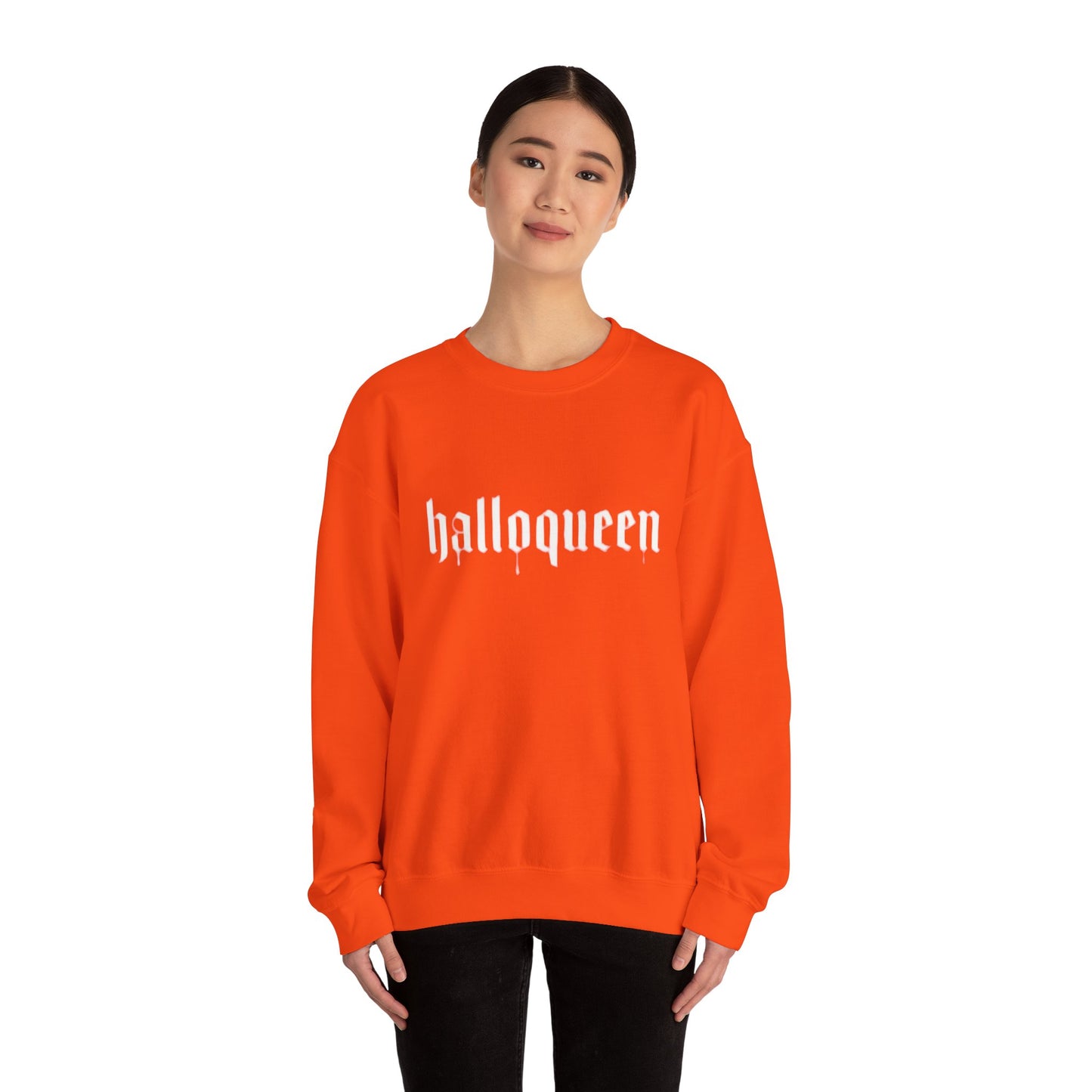 HALLOQUEEN CREWNECK WHITE