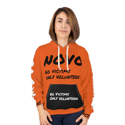 NO VICTIMS NO VOLUNTEERS ORANGE