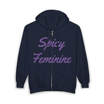 SPICY FEMININE ZIPPER HOODIE