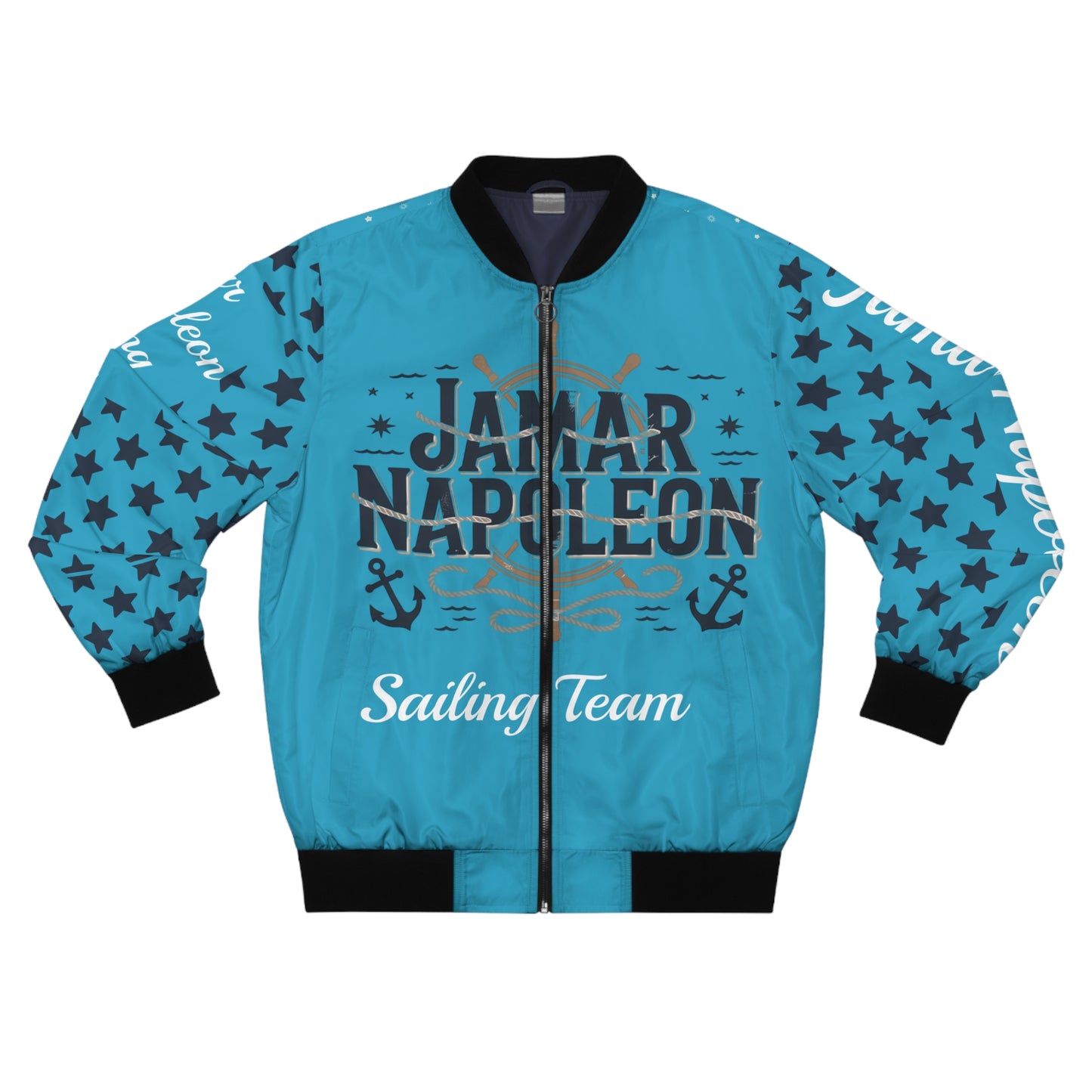 SAILING TEAM BLUE BOMBER JACKET JAMAR NAPOLEON