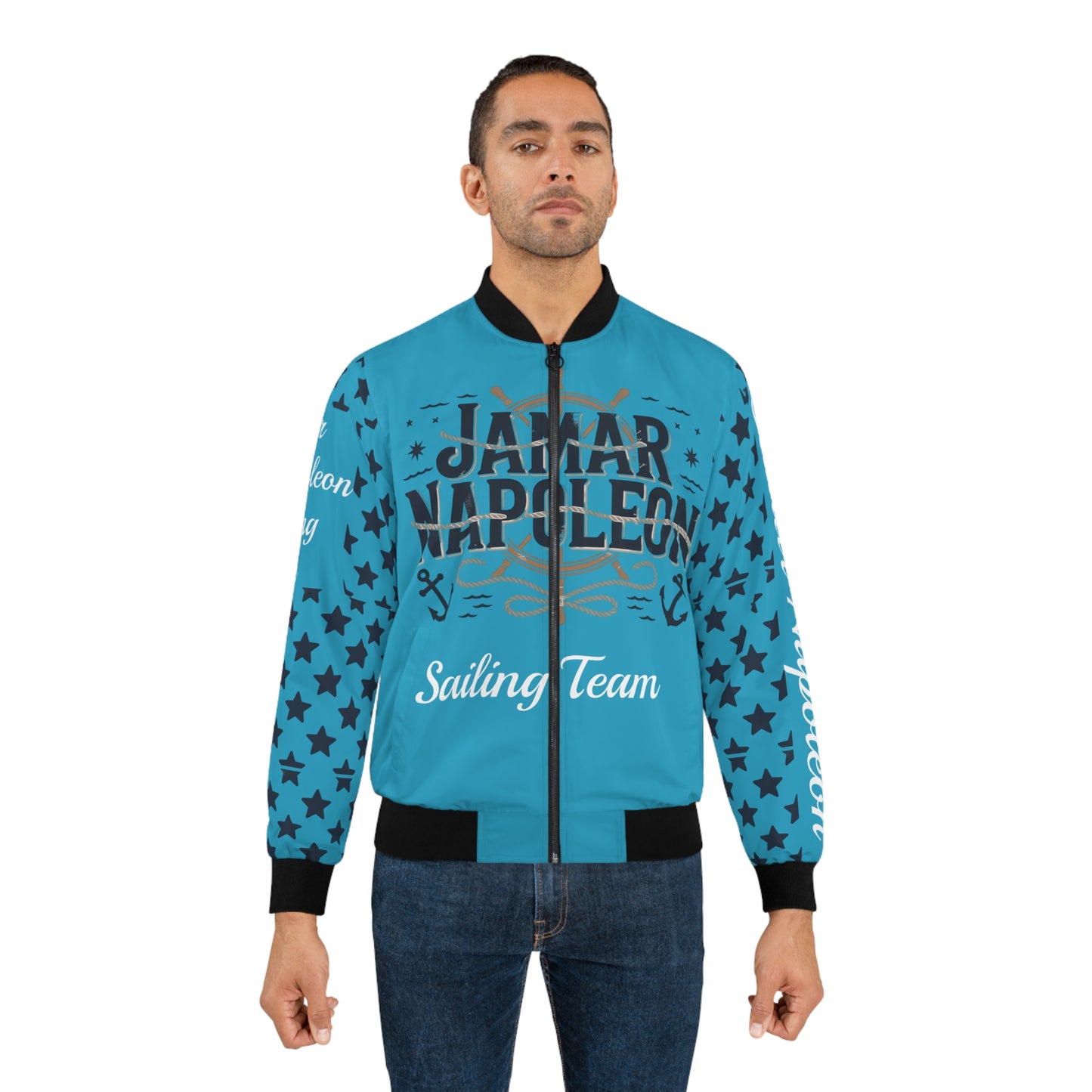 SAILING TEAM BLUE BOMBER JACKET JAMAR NAPOLEON
